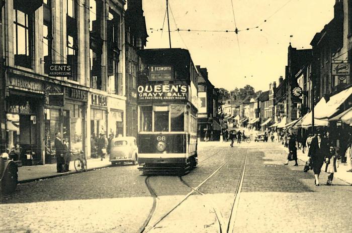 The Burgess looking towards Bishop St 