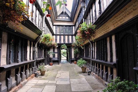 The Courtyard of Ford's Hospital