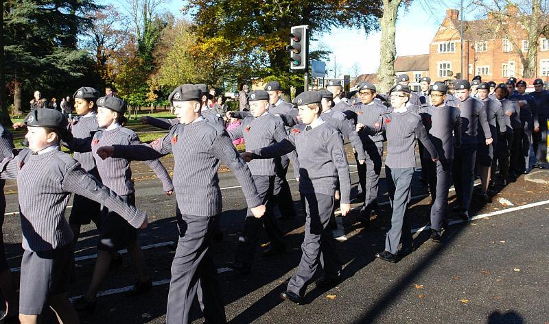 This is me still in the ATC on the Remembrance Day parade 2013