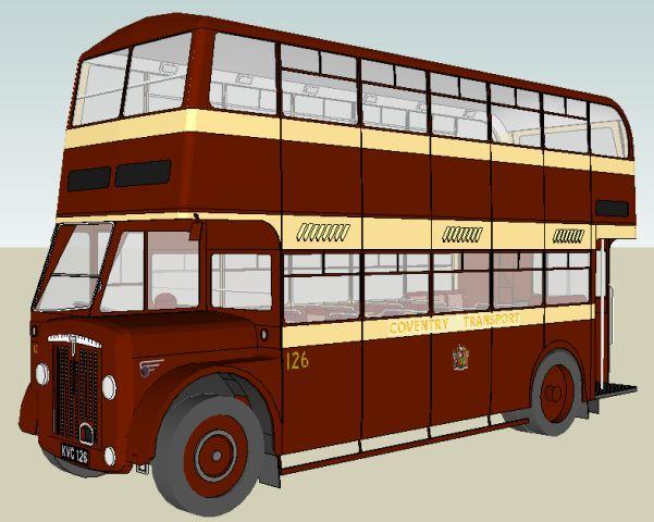 Bus 126 - Daimler CVD6 - 3D digital model